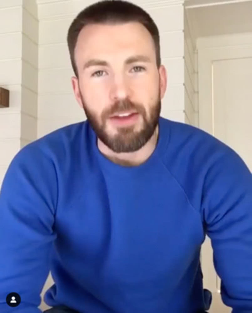 被点名后,迟迟没有开通ins账号的克里斯·埃文斯特地于昨天做了这件事