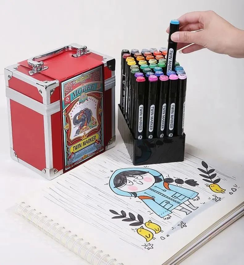 40色双头油性马克笔分分钟画出绝美画作满足不同需求的你