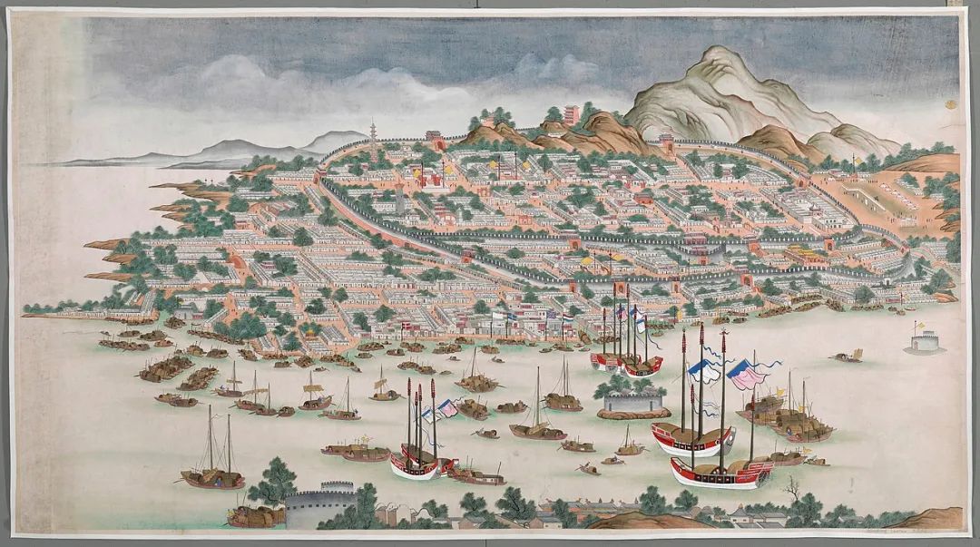 回到 1759 时值1759年,也即乾隆二十四年,广州的港口一如既往地繁忙.