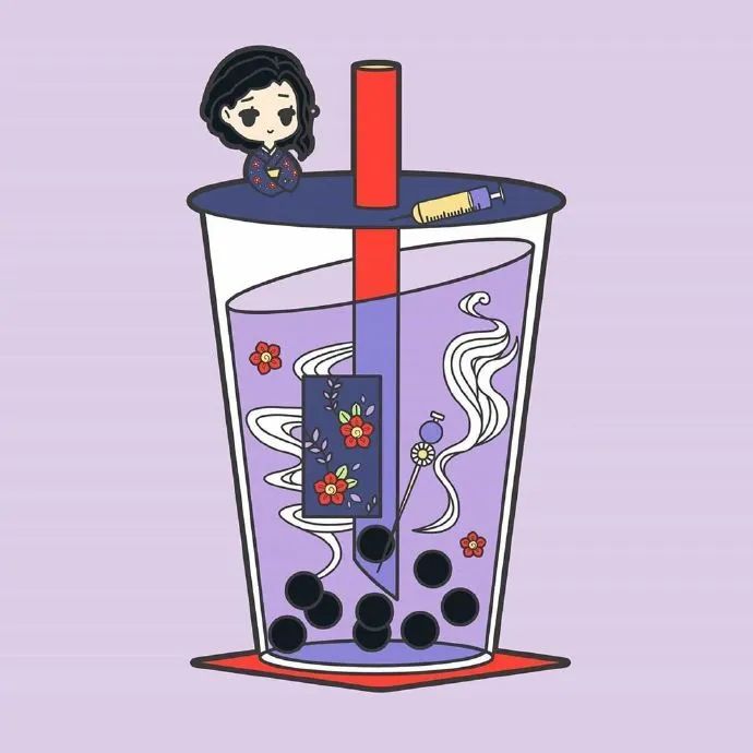 动漫人物珍珠奶茶?我不贪心,都来一杯吧!