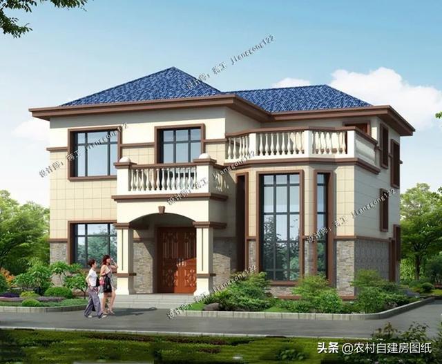 5款复式二层农村别墅造价经济实惠最后一款在抖音火了一年了