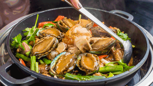 多   图   警   告999999清蒸澳龙蒜蓉蒸小青龙野米焗婆参干捞