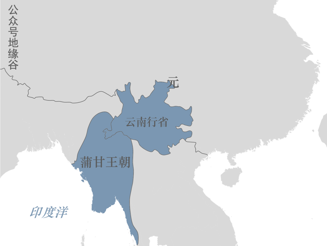 缅甸蒲甘王朝国王那罗梯诃波帝对于元王朝在云南的经略,非常不满.