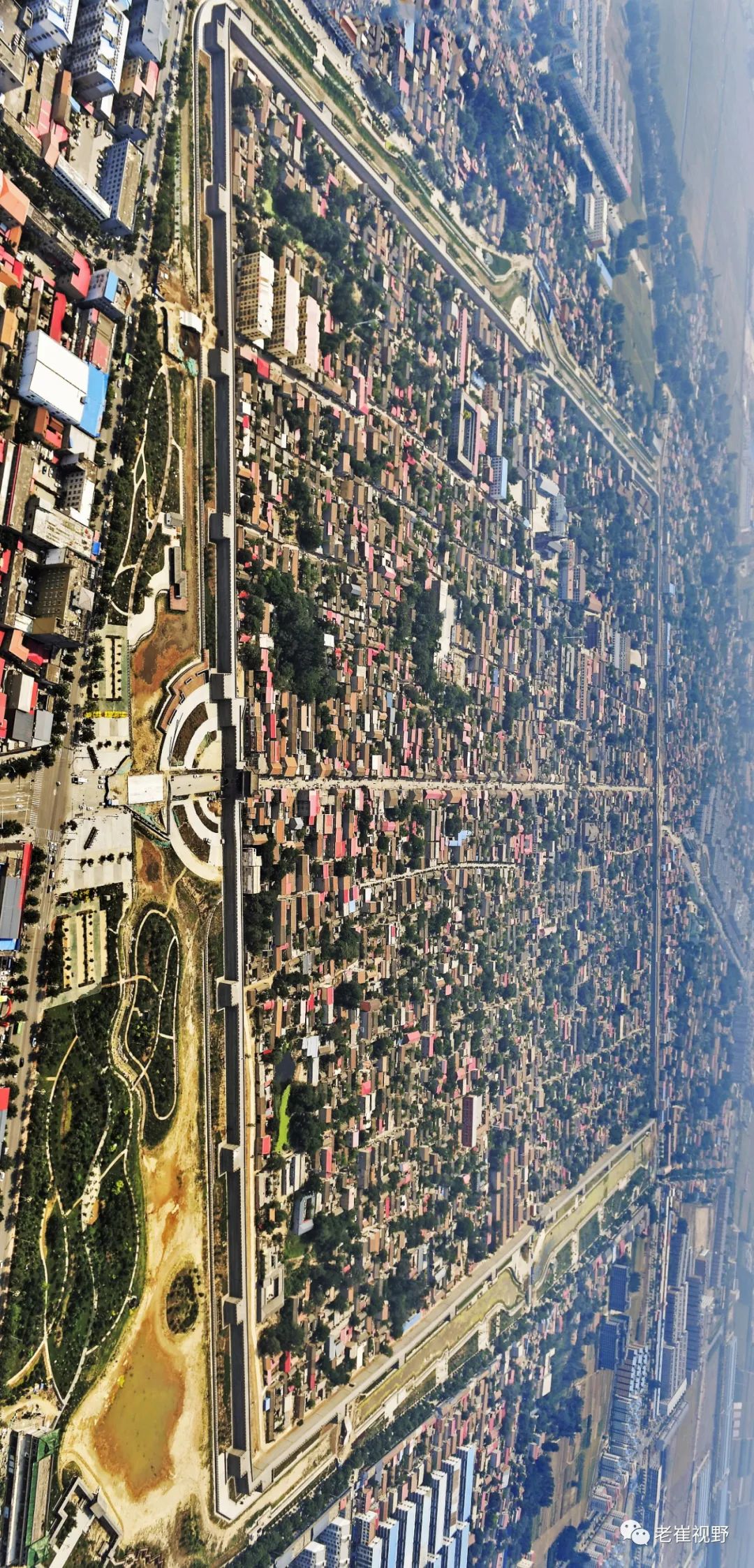 航拍视角水浒传中的大名府如今长成了什么样