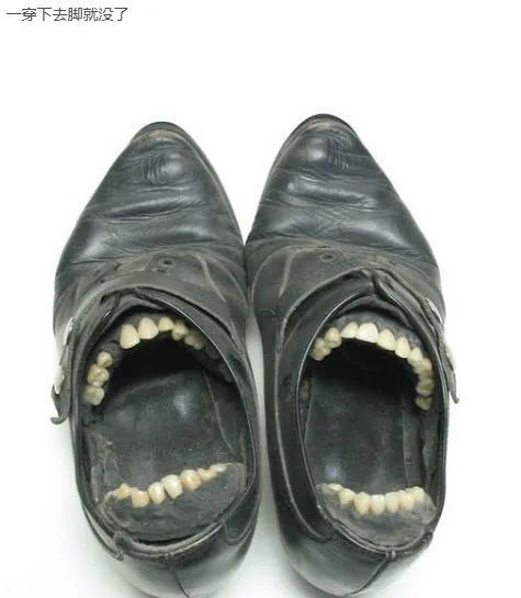 搞笑图片段子:一脚下去脚就没了