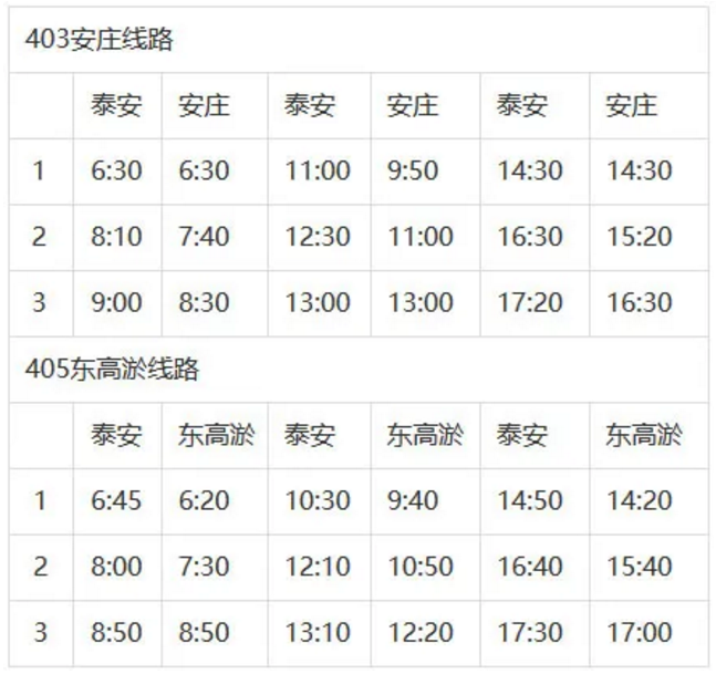 74747474403路泰安汽车站至安庄汽车站,405路泰安汽车站至东