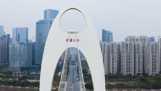 珠江新城3分钟通广州塔，四年广州增5隧道