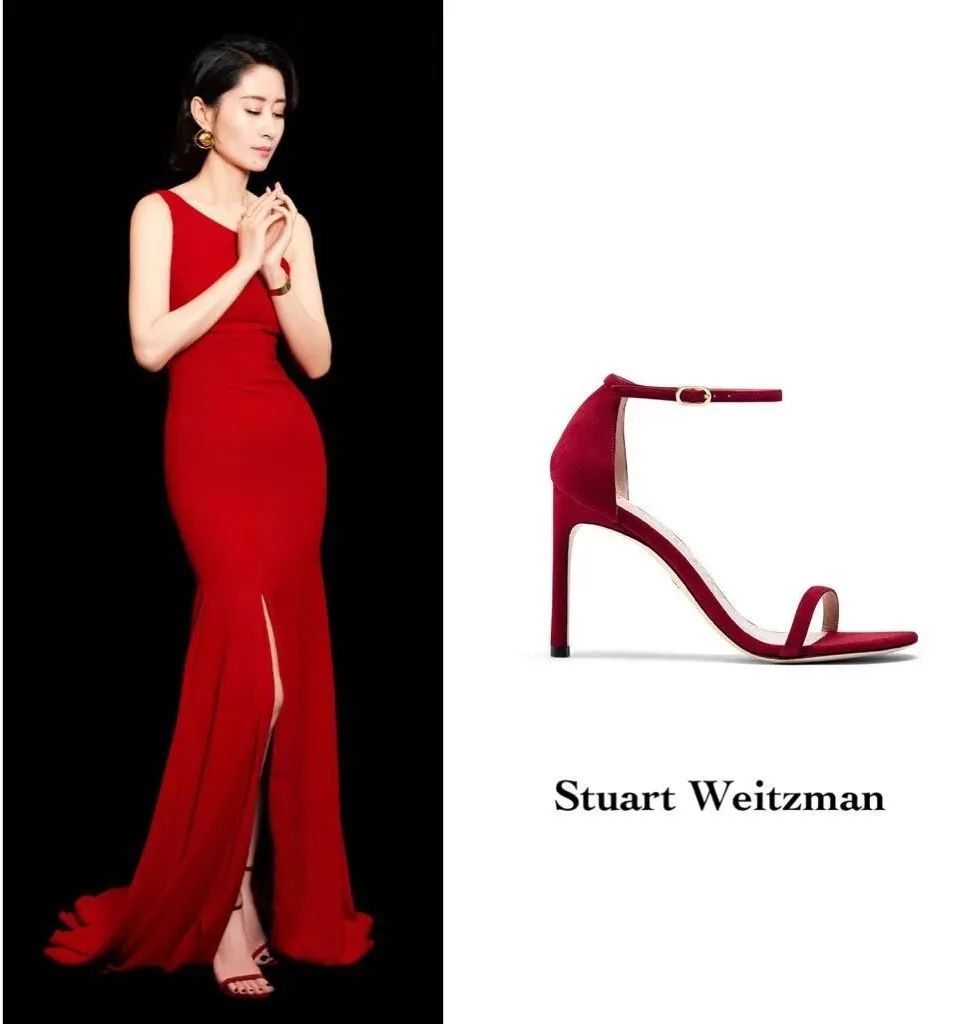 刘敏涛穿上了自己的"红色高跟鞋"