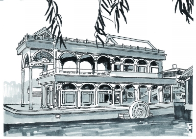 不能动的船清晏舫