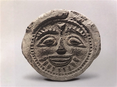 六朝人面纹瓦当