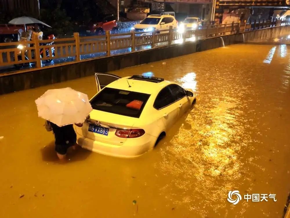 狂风暴雨来袭!南宁多棵大树被风刮倒,外卖小哥被大树砸中!