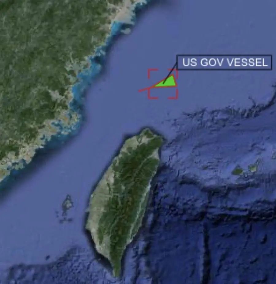 “拉斐尔·佩拉尔塔”号驱逐舰位置。（图源：台湾“中时电子报”）