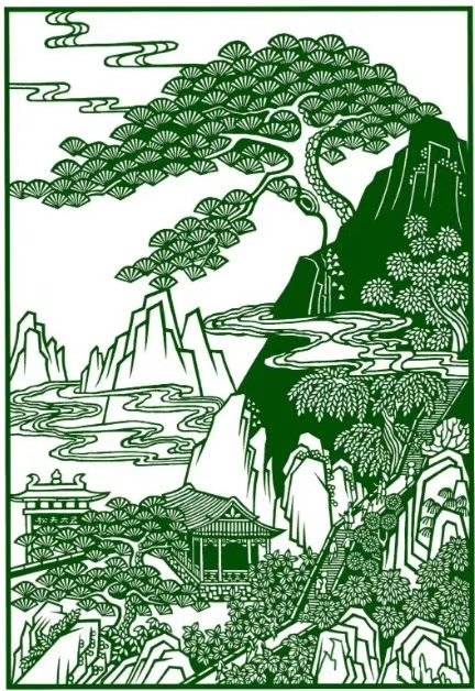 哪里的风景?2020东岳云上庙会八米长卷剪纸!