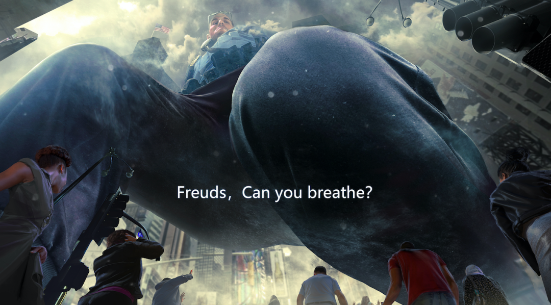 《敬呼吸》这是因美国黑人乔治·弗洛伊德遭警察扼喉致死创作的