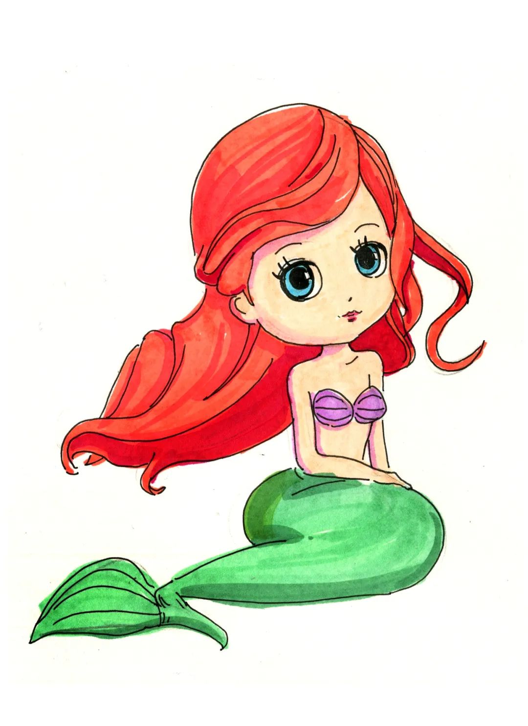 "六一"阅读嘉年华 | 马克笔手绘课:小美人鱼寻礼记