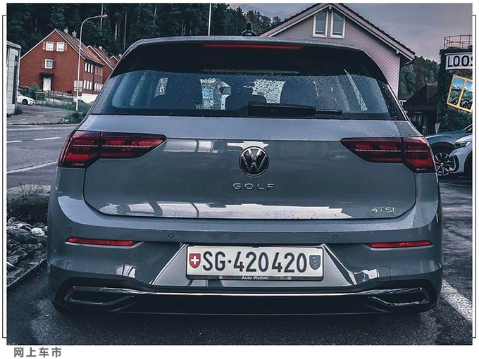 大众全新高尔夫实车街拍！增搭1.5T轻混，动力提升，内饰更豪华