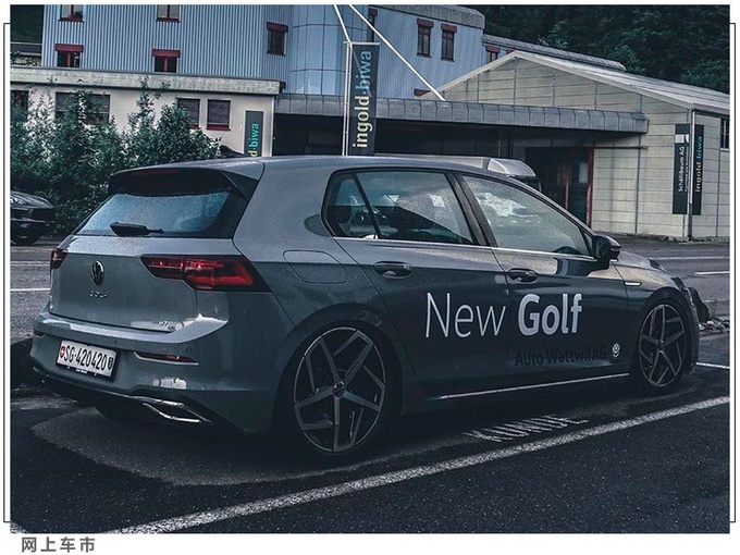 大众全新高尔夫实车街拍！增搭1.5T轻混，动力提升，内饰更豪华