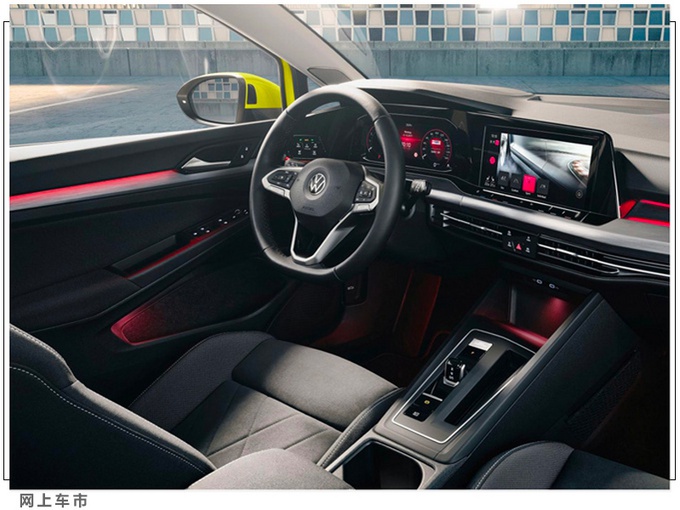 大众全新高尔夫实车街拍！增搭1.5T轻混，动力提升，内饰更豪华
