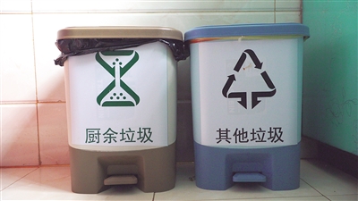 家庭垃圾分类用对两桶一袋