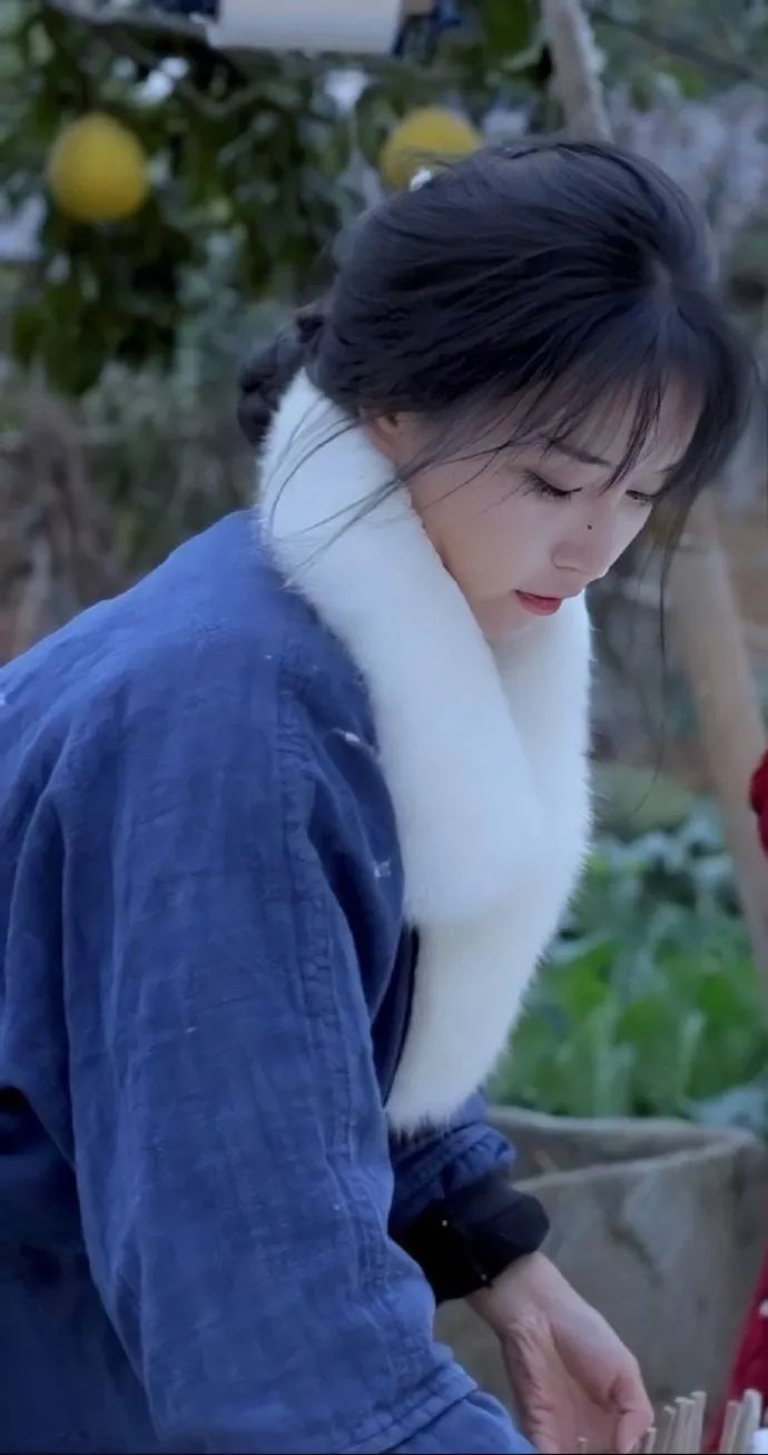 李子柒的衣服太美了