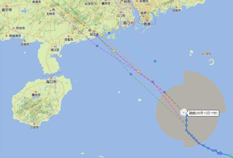 关注〗台风"鹦鹉"来啦
