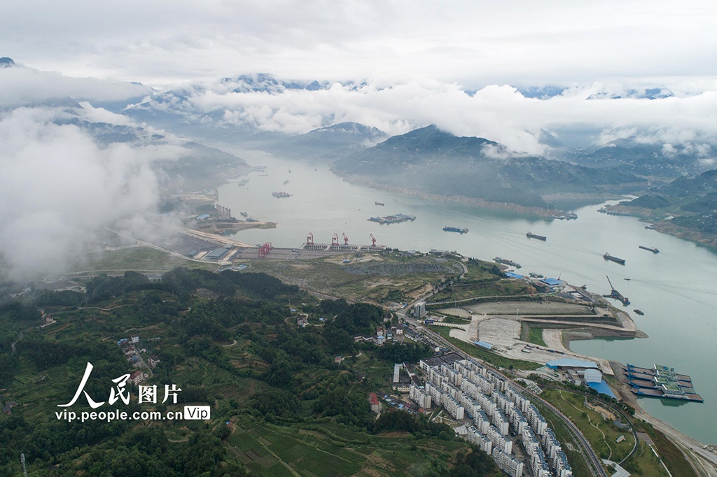 湖北宜昌:三峡汛期航运忙|航运_新浪新闻