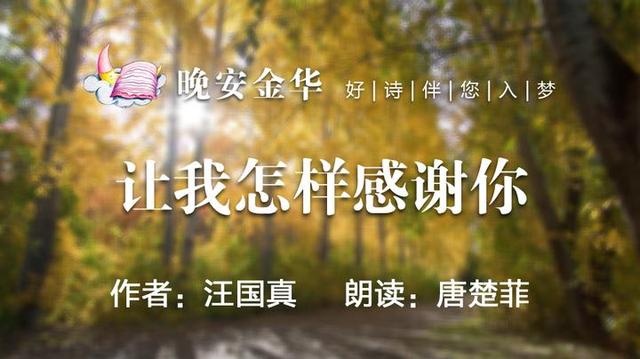 晚安金华丨让我怎样感谢你潇湘晨报 2020-06-14 22:01:29