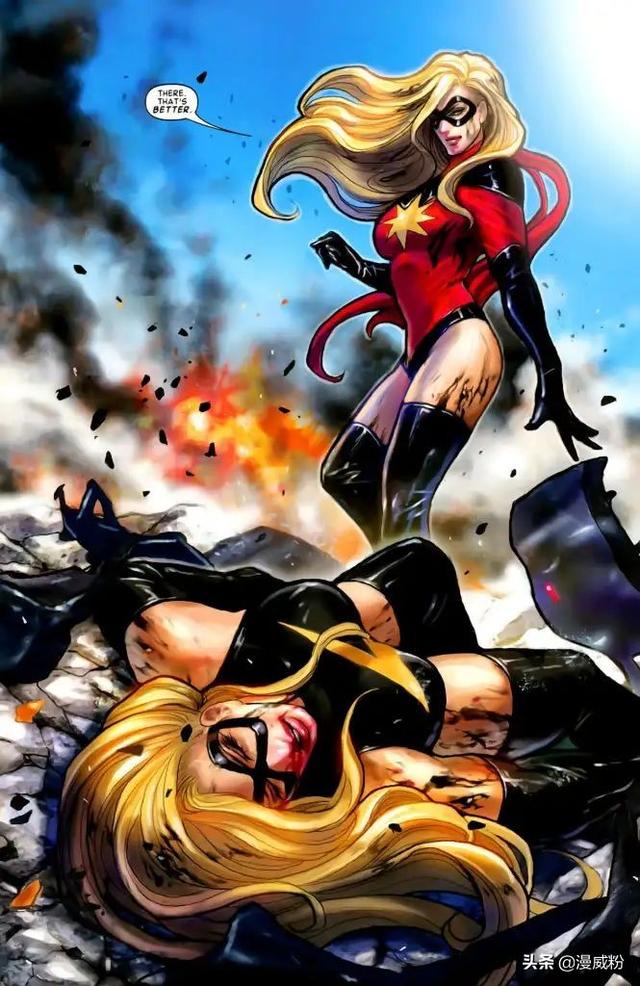 漫威最邪恶惊奇队长,曾加入黑暗复仇者,为力量弑杀母亲