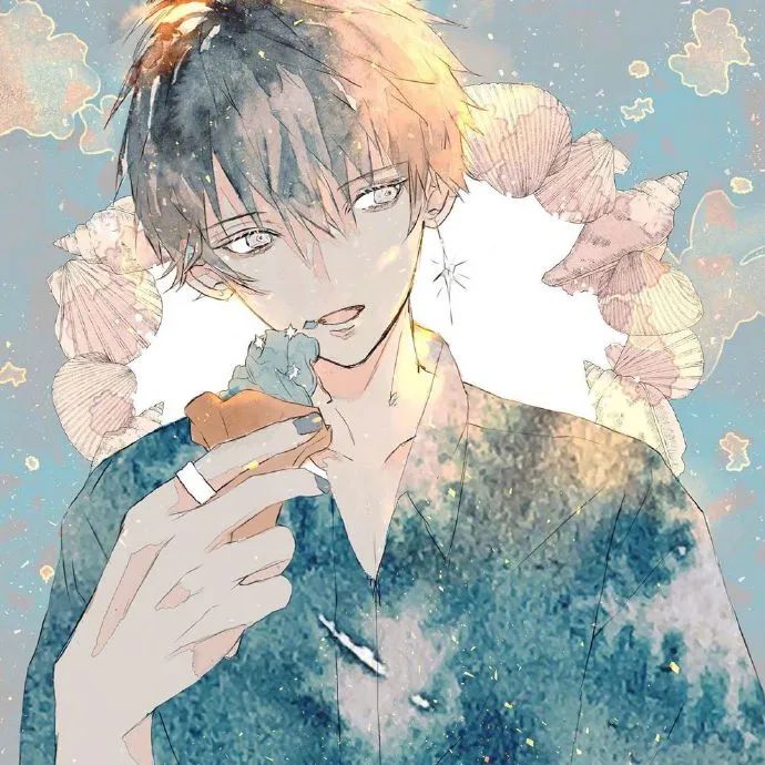 清新向盐系小哥哥笔触好细腻这画风真棒