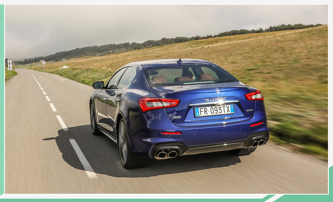 玛莎拉蒂Ghibli插混版 纯电续航或达50km 7月亮相