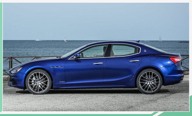 玛莎拉蒂Ghibli插混版 纯电续航或达50km 7月亮相