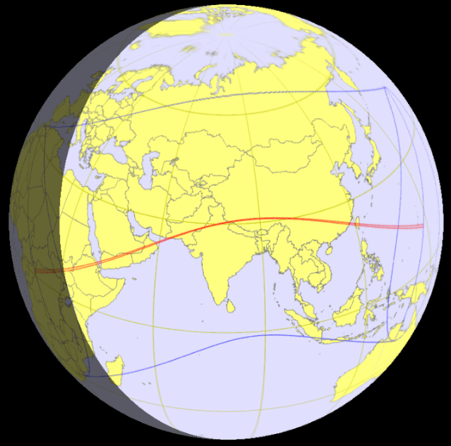 日全食期间出现的日冕相较以往的日环食,这次环食期间,天空会变得非常