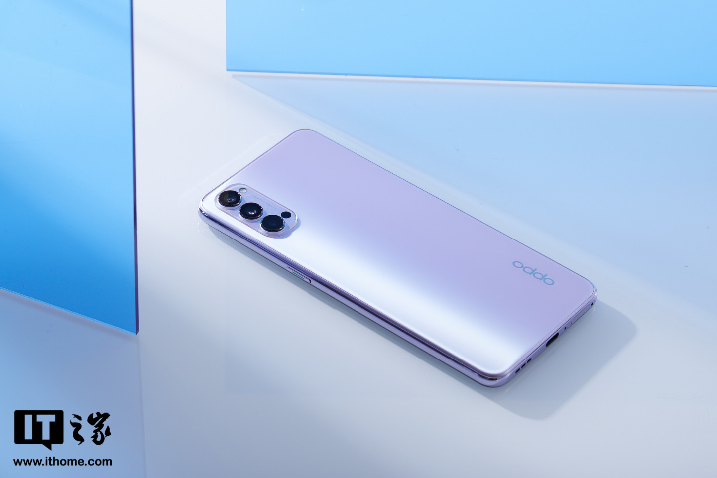 【it之家开箱】oppo reno4 香芋紫配色图赏