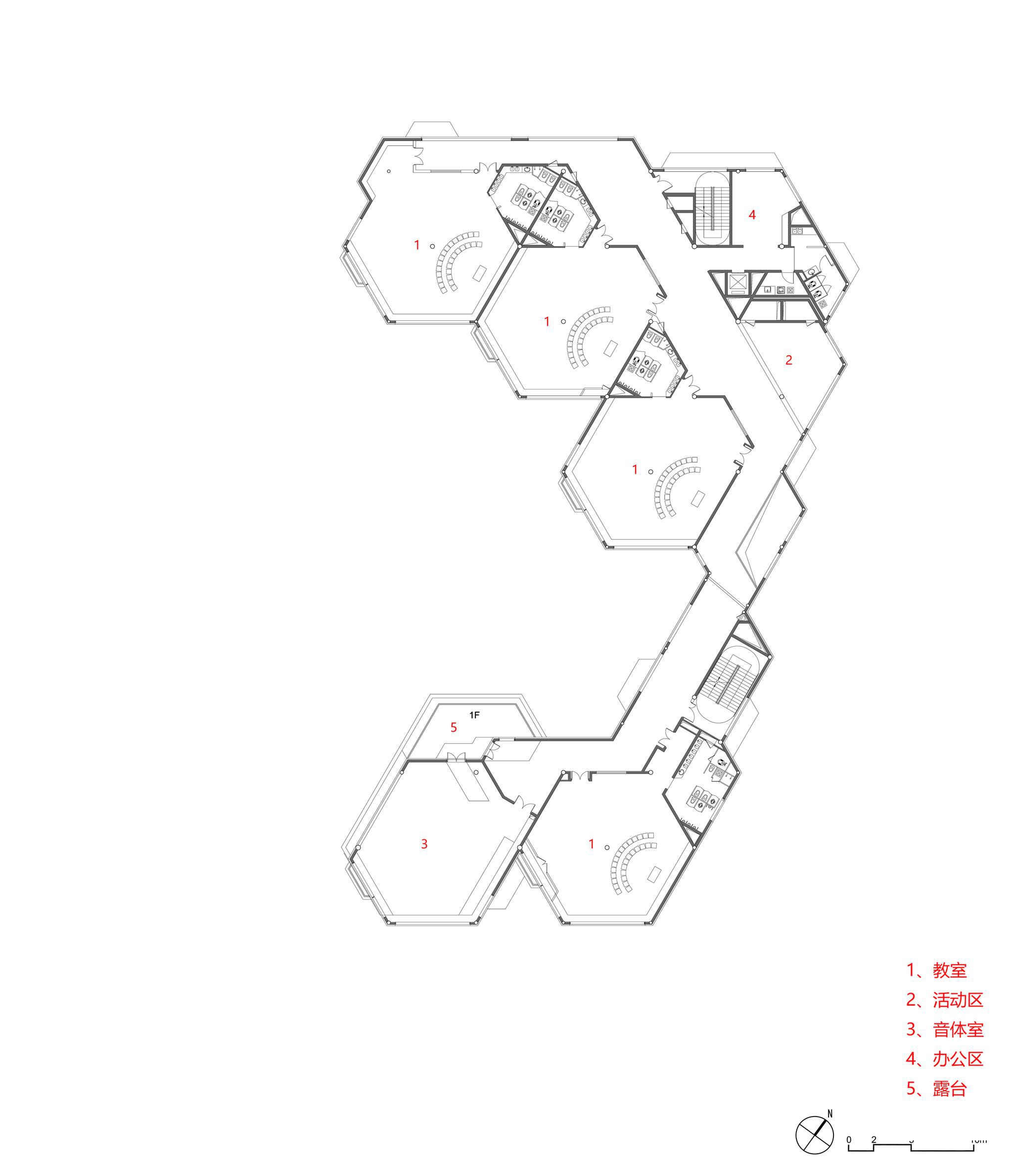 六边形"蜂巢":杭州浦乐幼儿园杨家墩分园 / goa大象设计|建筑|建筑师