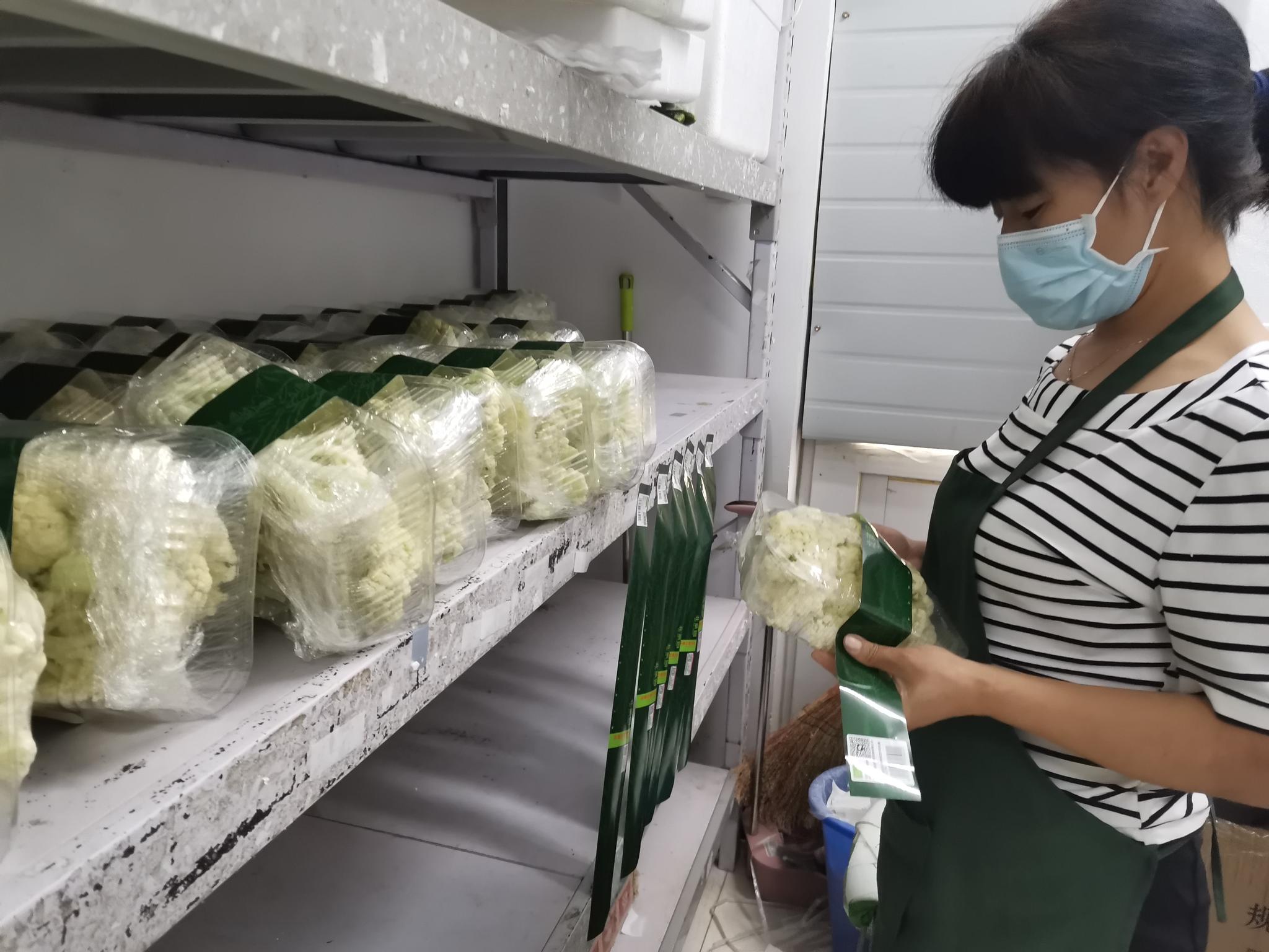 京郊蔬菜基地尽责市民菜篮子部分蔬菜价格下调