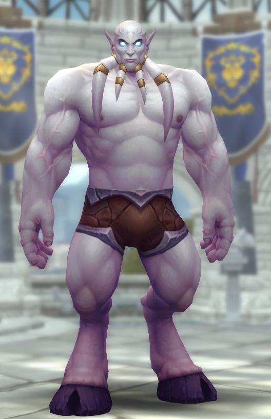 魔兽世界9.0:已经实装的德莱尼男性定制外观浏览