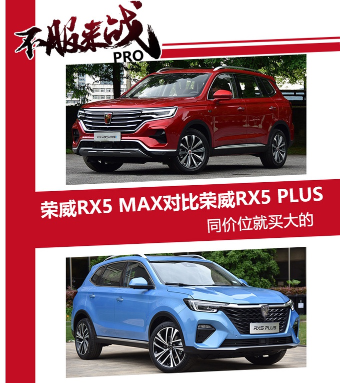 荣威RX5 MAX对比荣威RX5 PLUS，价格差不多，为啥不买大的？