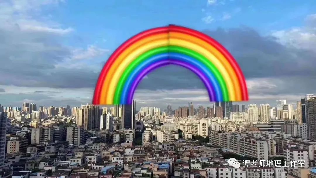 双彩虹是怎么形成的?对应考点给你准备好了!