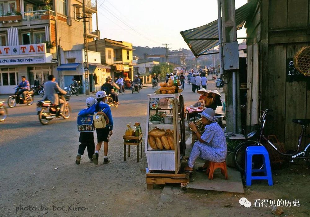 老照片 1996年越南南方旅游城市  别有一番风味