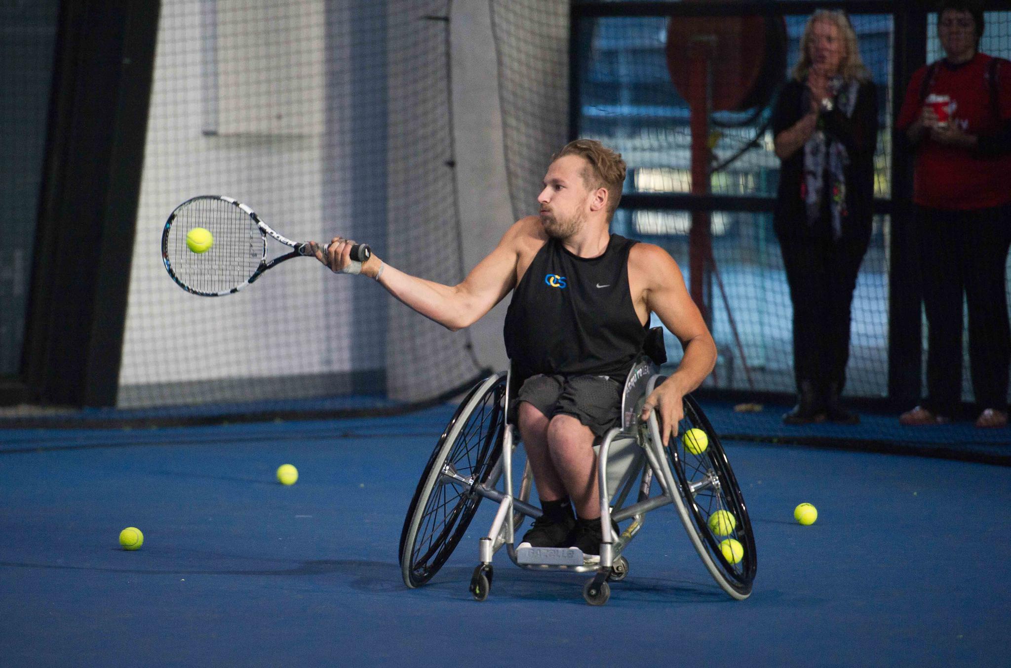 澳轮椅网球运动员迪伦·奥尔科特.新华社发(白雪摄)