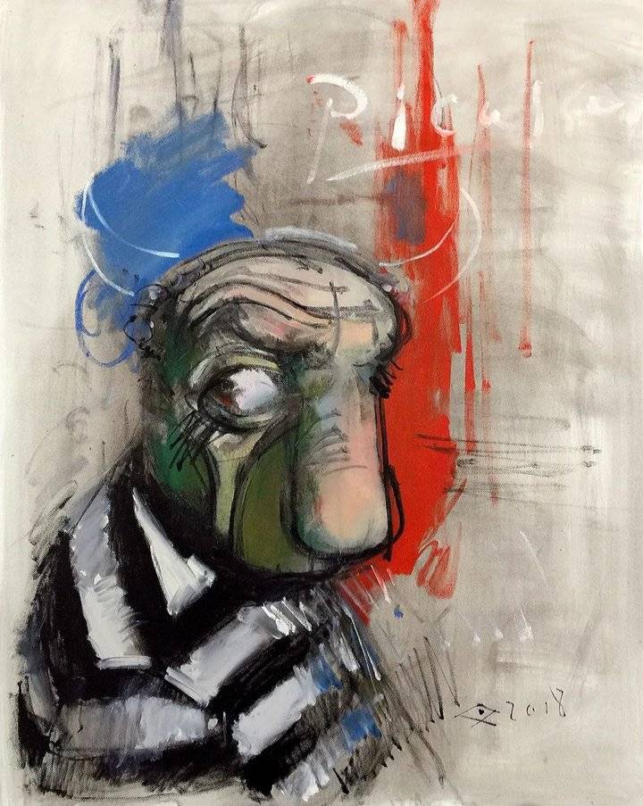 漫世界|肖像漫画达人张连文之作品欣赏