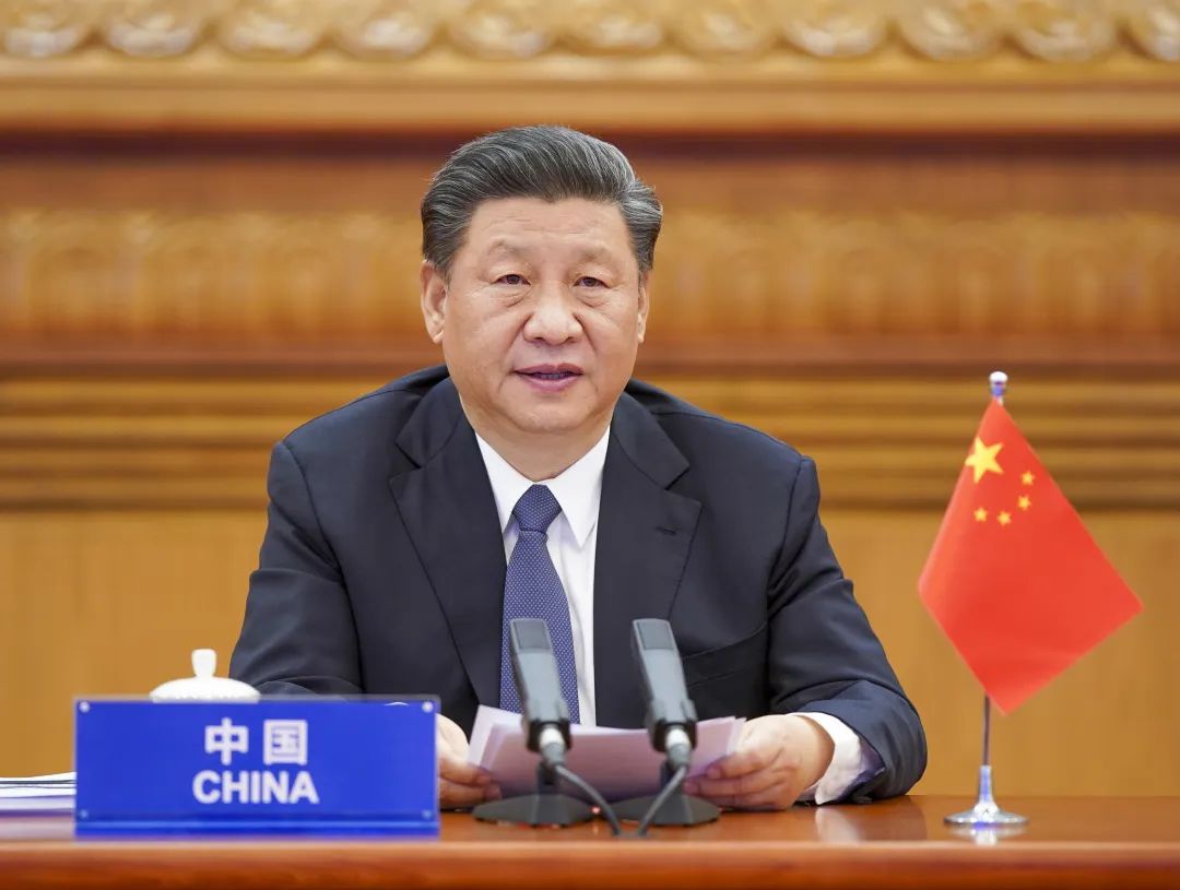 3月26日，国家主席习近平在北京出席二十国集团领导人应对新冠肺炎特别峰会并发表题为《携手抗疫 共克时艰》的重要讲话。新华社记者李学仁 摄