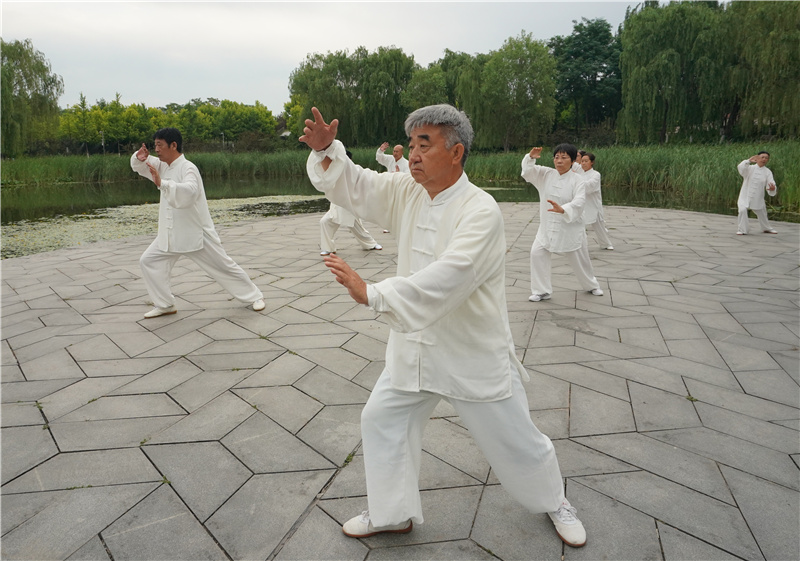 全民健身——晨练太极