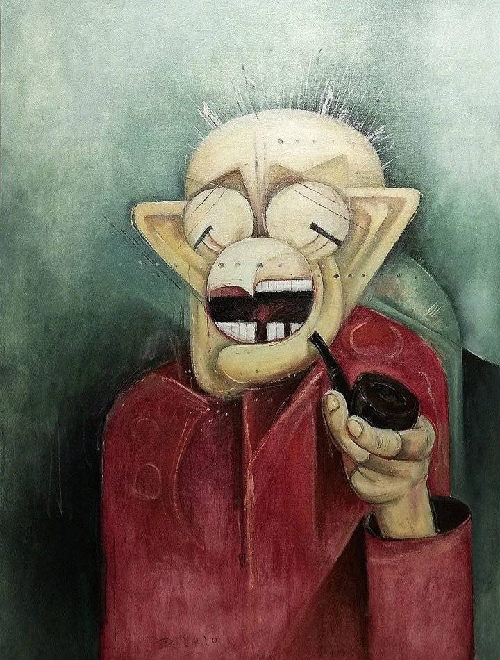 漫世界|肖像漫画达人张连文之作品欣赏