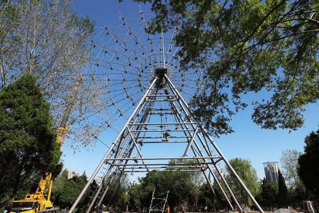 8月前正式运转 孟泰公园建摩天轮