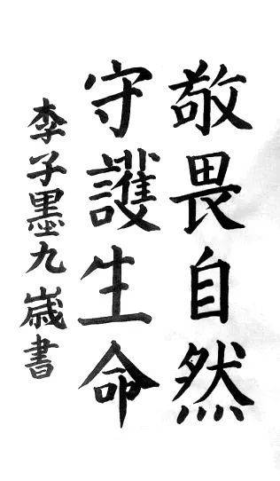 《生命重于泰山》 锋画室  指导老师:王其锋李润泽  书法  《中国