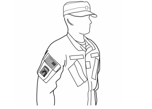 美国大兵左右臂章不一样,国旗戴反了,这些都是为什么?