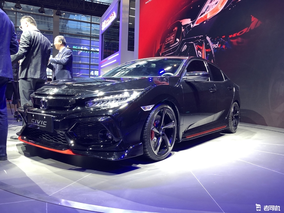 2020粤港澳车展:思域两厢概念车亮相车展