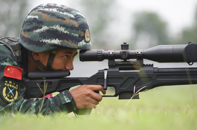 武警安徽省总队组织"神枪手"竞技考核