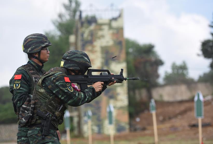 武警安徽省总队组织"神枪手"竞技考核
